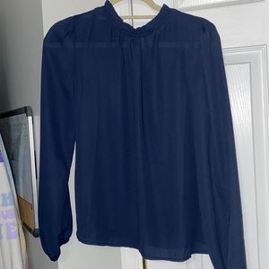 navy blouse
